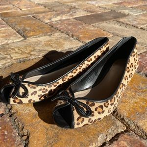Leopard Mini Wedge Flat